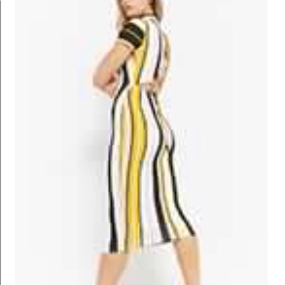 Forever 21 striped midi dress size L - Picture 1 of 8